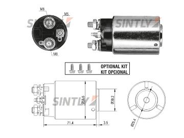 Starter Solenoid Switch ZM-861,ERA-227821,UNIPOINT-SNLS-170,WAI-66-131,WOODAUTO-SND12136,CQ-CQ2030491,DELCO-10469039