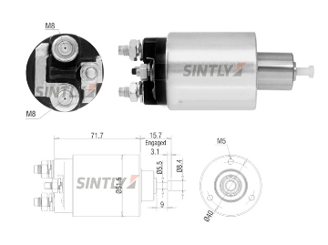 Starter Solenoid Switch ZM-865,DAEWOO-96208782,DELCO-110977,DELCO REMY-110977,96208782,DRS3549,DRS3549N,ERA-227825