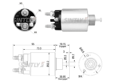 Starter Solenoid Switch ZM-8860,ERA-227843,DELCO-10512424,10520349,DELCO REMY-10512424,10520349,MAGNETI MARELLI-940113050576