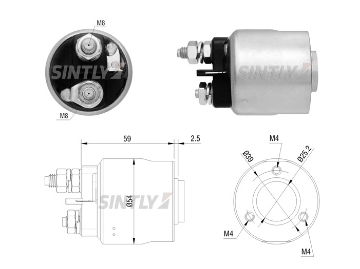 Starter Solenoid Switch ZM-ZM-1493,ERA-227058,VALEO-594392,594392