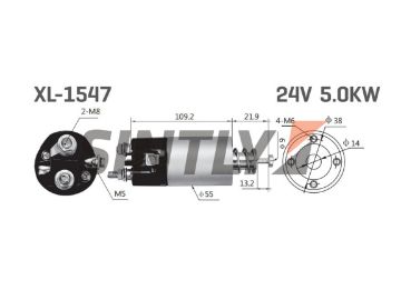 Starter Solenoid Switch ZM-ZM-5897,WAI-66-83101,AS-PL-SS5071, HC-Cargo-234872,  SNLS-753A,  MITSUBISHI-M371XB2571, ME701443