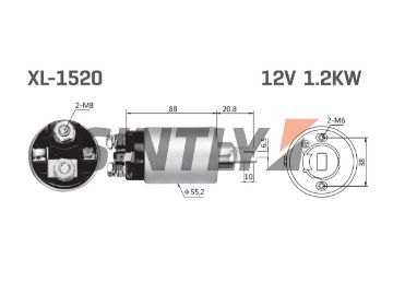 Cargo-132473, ERA-SS-1520, MAZDA-8599-24-736, MITSUBISHI-M372X 04171,  UNIPOINT-SNLS-677, WAI-66-8305, WOODAUTO-SND1812, ZM-ZM-891