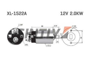 Starter Solenoid Switch ZM-ZM-896, WAI-66-8323,Cargo-132591,UNIPOINT-SNLS-752 , MITSUBISHI-ME700119, M372X 10371, M372X10371