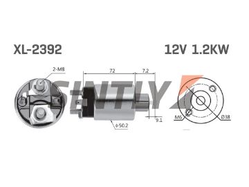 Starter Solenoid Switch ZM2392,ZM-2392,HYUNDAI-3610037210,3610037110,36100-37210,36100-37230,KIA-36100-37210