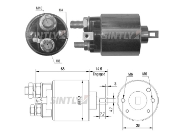 Starter Solenoid Switch ZM-2716,AS-PL-SS9215P,ERA-227193,LUCAS INDIEL-35258430,35640710,PRESTOLITE-35640710,K01335,35640710