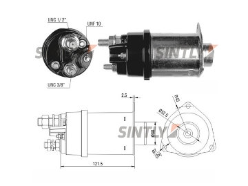 Starter Solenoid Switch ZM-451,ERA-227321,WAI-66-116-1,WOODAUTO-SND1261,AS-PL-SS1118P,CARGO-131356,DELCO-1115591