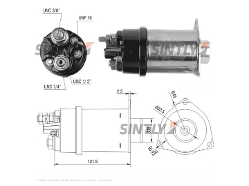 Starter Solenoid Switch ZM-454,ERA-227324,WAI-66-119,WOODAUTO-SND12102,AS-PL-SS1120P,CARGO-231915,DELCO REMY-1115612