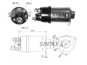 Starter Solenoid Switch ZM-466,ERA-227342,DELCO-1115596,DELCO REMY-1115596,1990347,FORD-E6HZ-11390-A,E6HZ-11390-A