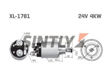 Starter Solenoid Switch ZM539,WAI-66-9106,NEW-ERA-SS-1781,AS-PL-SS0247,UNIPOINT-SNLS279,BOSCH-0331402007