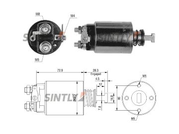 Starter Solenoid Switch ZM-583,ZM-688,WOODAUTO-SND1315,WAI 66-8108,AS-PL-UD10566SS,ERA-227506,NISSAN-23343-37506,23343-G7002