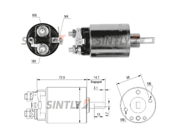 Starter Solenoid Switch ZM-781,WAI-66-8128,WOODAUTO-SND1764,CARGO-133047,ERA-227769,HITACHI-2114-97509,2130-27003,2130-77001