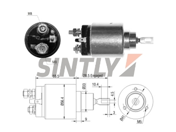 Starter Solenoid Switch ZM:ZM878,BOSCH:0331303153, 0331303028, 0331303005, 0331303031, 9.330.081.065, 9.33A.081.065, FIAT:82368225