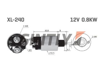 Picture of Starter Solenoid Switch