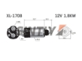 Starter Solenoid Switch,NEW-ERA-SS-1708,TOYOTA-2815056021