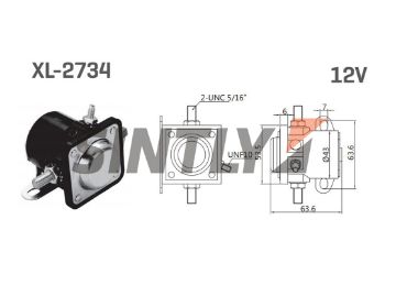 Universal Switch ALANKO-610377,FORD-D20Z11450A,D8DF11450AA,D20F11450AB,D8DZ11450B