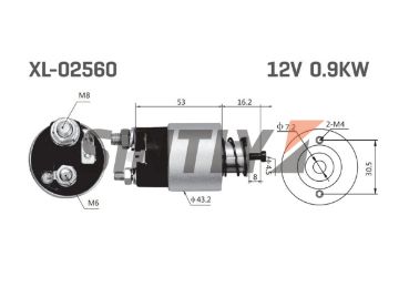 Picture of ZM-1391,Hyundai-3612002560,KIA-36100-02560,KRAUF-SSA2560TH,Mando-S4001195882,Valeo-691876,VALEO-1195248